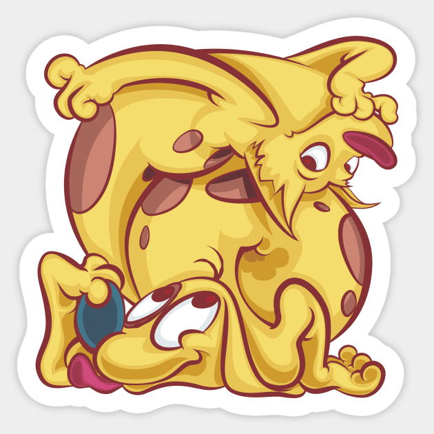 catdog Sticker by majanation